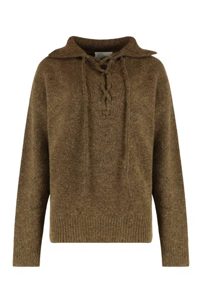Isabel Marant Étoile Isabel Marant Etoile Phylia Alpaca Blend Sweater In Brown