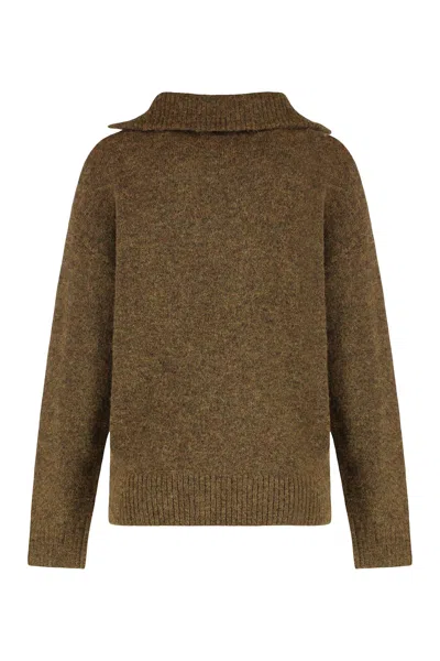 Isabel Marant Étoile Isabel Marant Etoile Phylia Alpaca Blend Sweater In Brown
