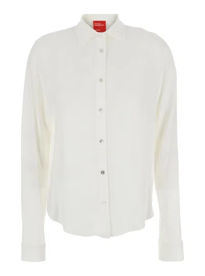 Merci Long Sleeve Shirt In White