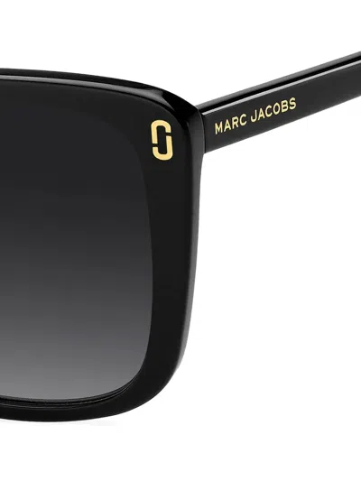 Marc Jacobs 56mm Gradient Butterfly Sunglasses In Black