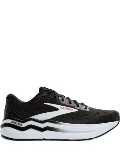Brooks Ghost Max 2 Lace-up Sneakers In Black