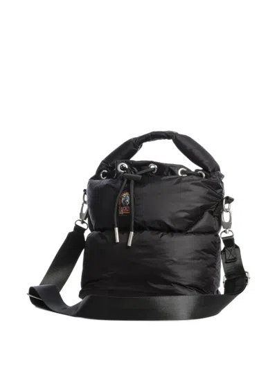Parajumpers Drawstring-fastening Padded Bucket Bag In Black