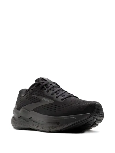 Brooks Ghost Max 2 Lace-up Sneakers In Black