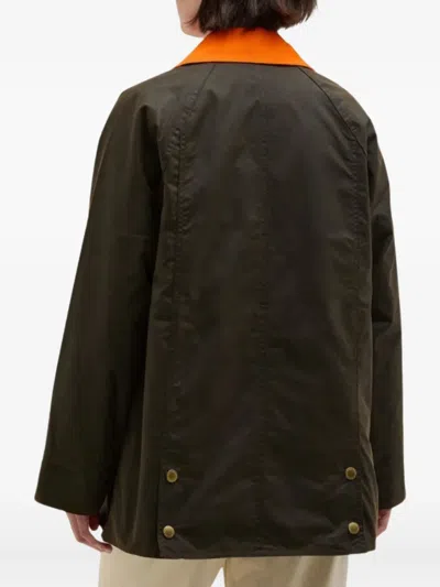 Barbour Contrast-collar Jacket In Multi