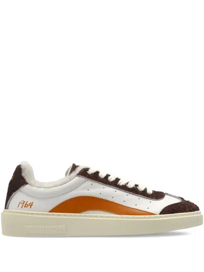 Dsquared2 Sporty Sneaker With Contrast Panel Design In Multi