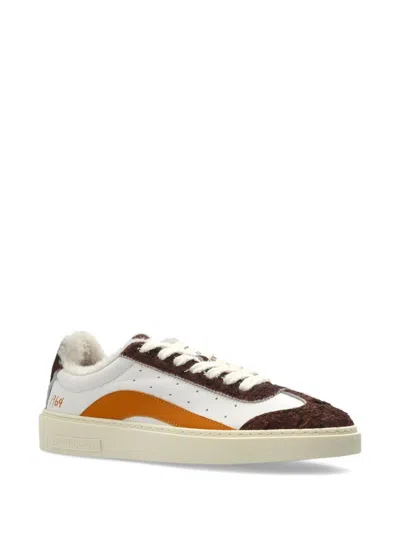 Dsquared2 Sporty Sneaker With Contrast Panel Design In Multi