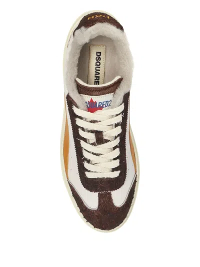 Dsquared2 Sporty Sneaker With Contrast Panel Design In Multi
