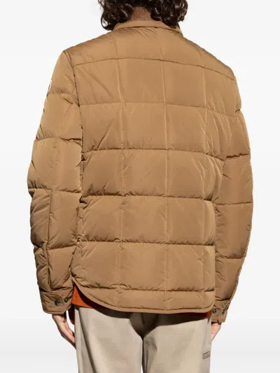 Moncler Marcilly Padded Shell Jacket In Neutral