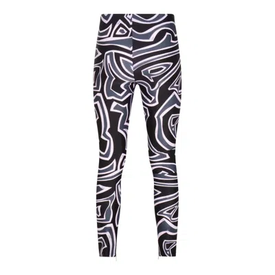 Pucci Abstract Pattern Stretch Fit Trousers In Black