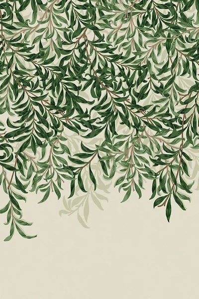 William Morris Willow Bough Unpasted Wall Mural
