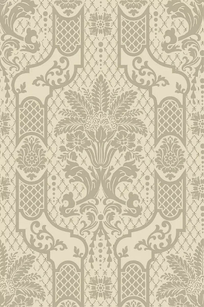 Mitchell Black Columnar Bloom Classic Wallpaper