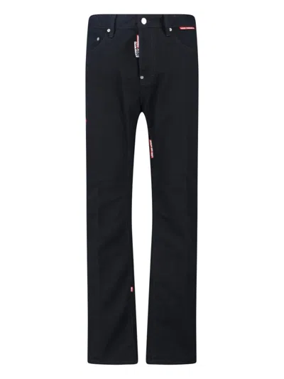 Dsquared2 Dsquared Black Denim Dsquared X Magliano Protesta 642 Jeans In Black
