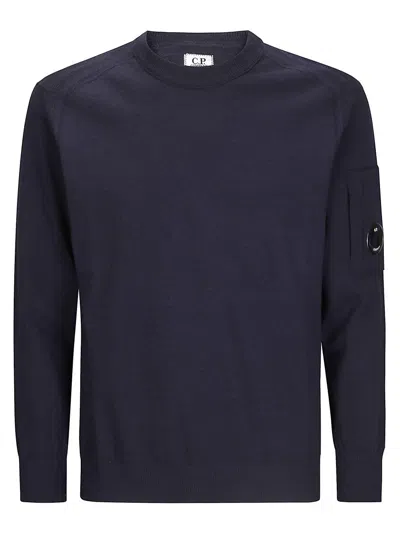 C.p. Company C. P. Company Man Sweatshirt Dark Purple Size 3xl Cotton In Blue