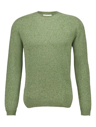 Boglioli Speckled Effect Wool-cashmere Crew Neck Sweater In Multi