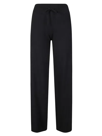 Lisa Yang Soft Cashmere Pants With High Waist And Drawstring In Black