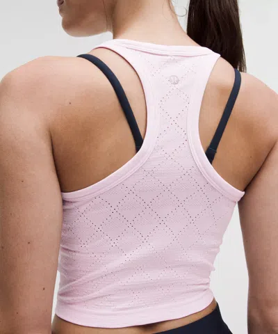 Lululemon Swiftly Tech Cropped Round-neck Tank Top 2.0