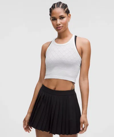 Lululemon Swiftly Tech Cropped Round-neck Tank Top 2.0