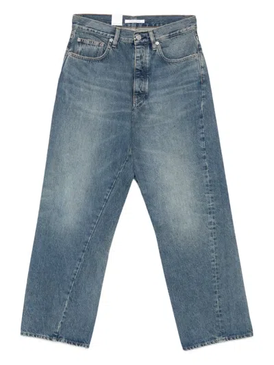 WIDE-LEG TWISTED JEANS
