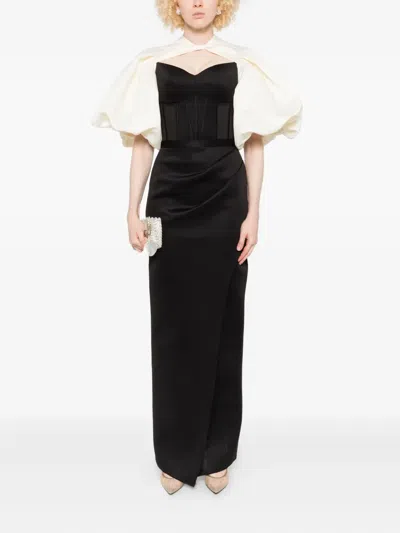 OFF-SHOULDER CORSET DRESS