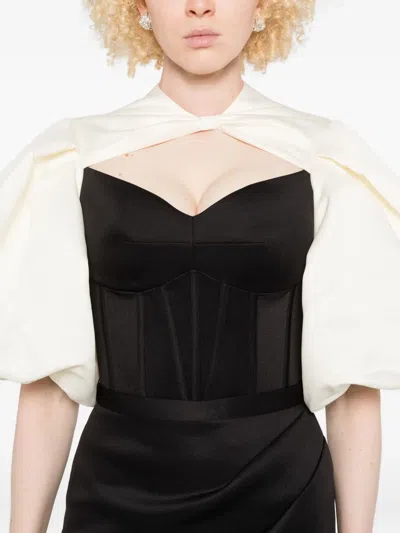 OFF-SHOULDER CORSET DRESS