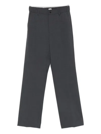 PRESSED-CREASE TROUSERS