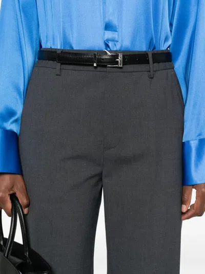 PRESSED-CREASE TROUSERS