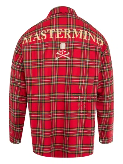 Mastermind Japan Type 1 Plaid Shirt In Red