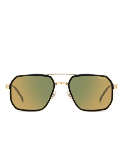 Carrera Geometric-frame Sunglasses In Gold
