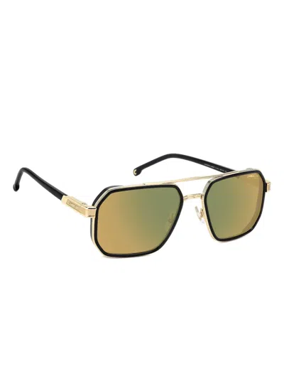 Carrera Geometric-frame Sunglasses In Gold