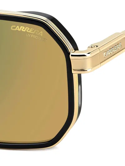 Carrera Geometric-frame Sunglasses In Gold