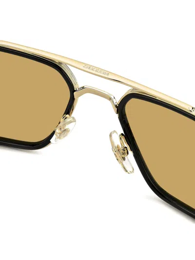 Carrera Geometric-frame Sunglasses In Gold