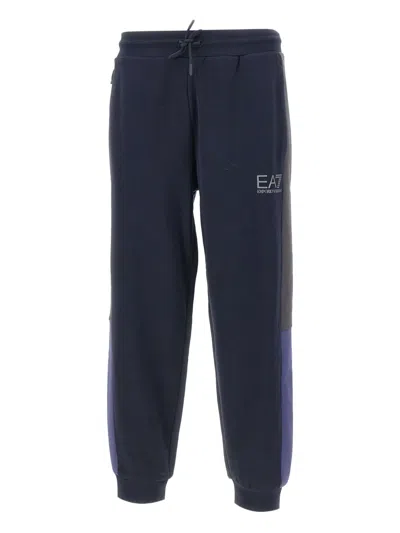 Ea7 Logo-print Track Pants In Animal Print