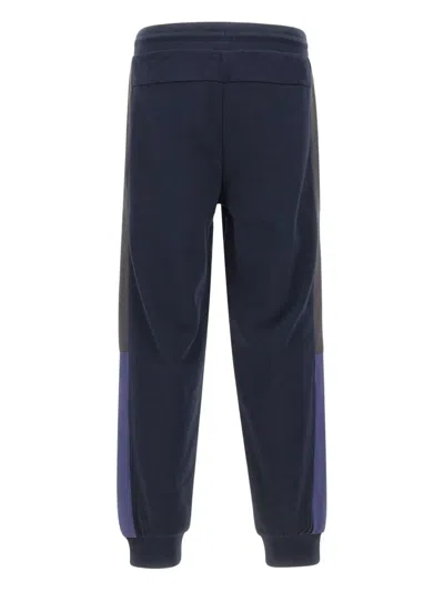 Ea7 Logo-print Track Pants In Animal Print