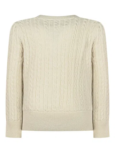Polo Ralph Lauren Cable-knit Cardigan In Neutral