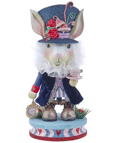 Kurt Adler 12-inch Hollywood Nutcrackers White Rabbit Nutcracker In Multi