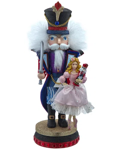 Kurt Adler 15-inch Hollywood Nutcrackers Prince With Clara Nutcracker In Multi