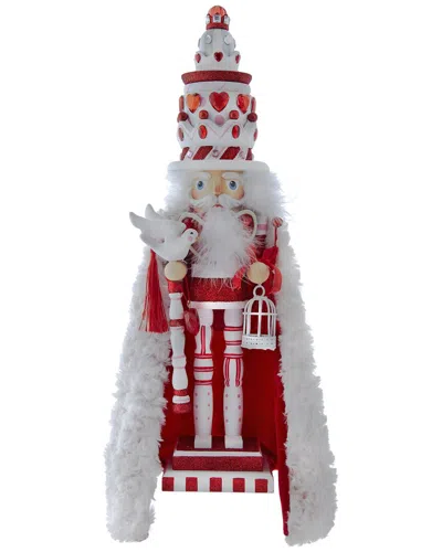 Kurt Adler 19.5-inch Hollywood Nutcrackers King Of Hearts Nutcracker In Red