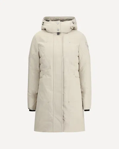 Moose Knuckles Cloud Hooded Parka In Neutral