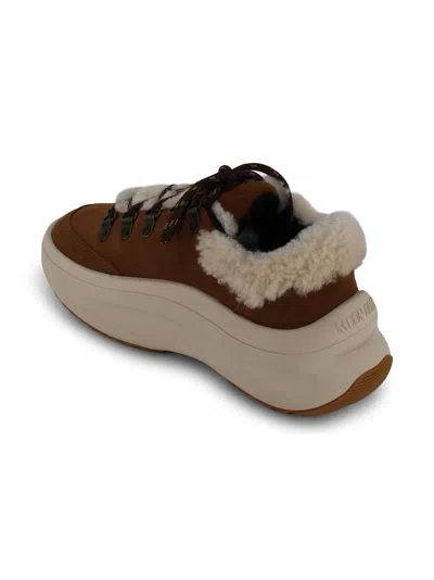 Moon Boot Sneakers Moon247 City Sherling Cognac In Multi