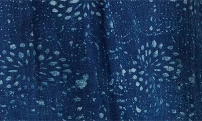 Faherty Seacliff Print Organic Cotton Top In Blue