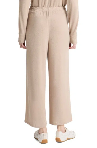 Vince Textured Knit Lounge Pants In Smokey Quartz