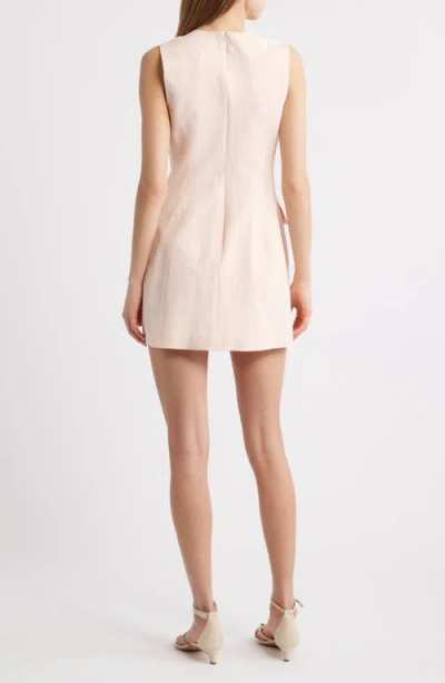 Frame The Seersucker Sleeveless Minidress In Multi