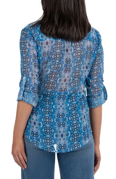 Kut From The Kloth Jasmine Chiffon Button-up Shirt