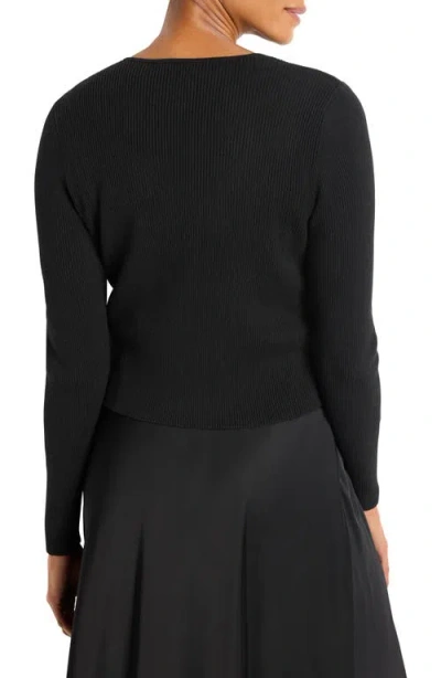 Nic + Zoe Nic+zoe Cool Nights Cardigan In Black