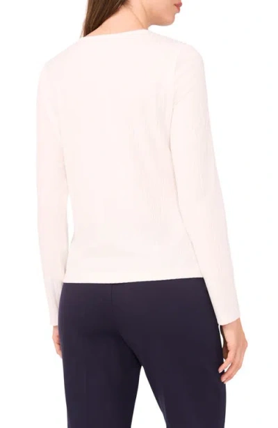 Halogen ® Fitted Raglan Sleeve Knit Top In White