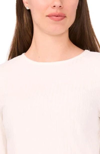 Halogen ® Fitted Raglan Sleeve Knit Top In White