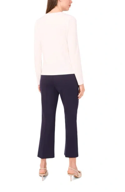 Halogen ® Fitted Raglan Sleeve Knit Top In White