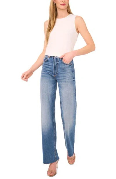 Halogen ® Diagonal Stripe Knit Tank In White