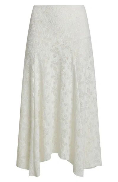 Lioness Womens Tidal Camisole Top Asymmetric Midi Skirt In White