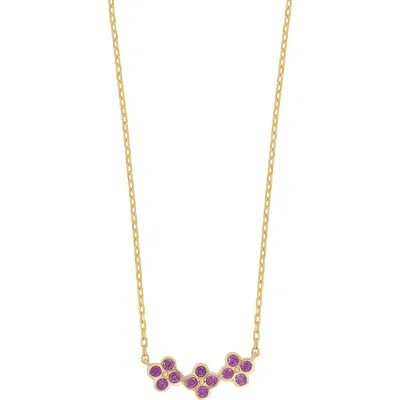 Bony Levy 14k Gold Amethyst Cluster Pendant Necklace In Gold